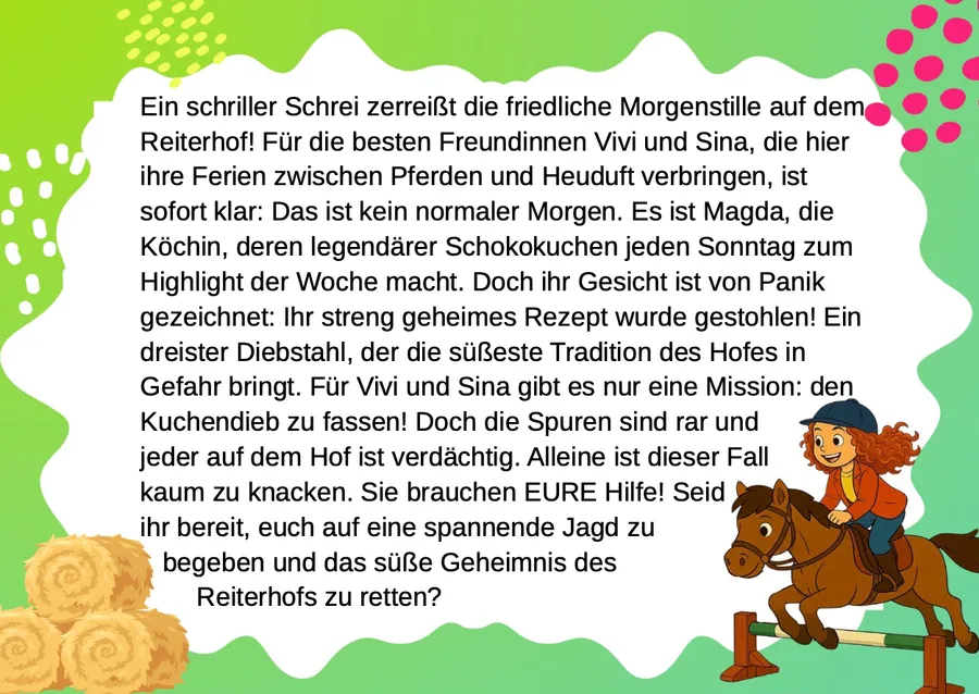 Schnitzeljagd Reiterhof & Pferde – Einblick in die Geschichte