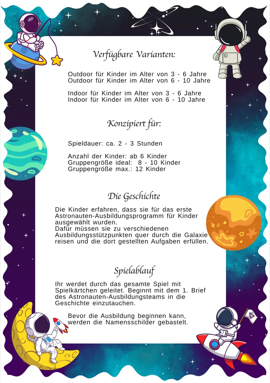 Schnitzeljagd Astronaut & Weltraum – Einblick in die Geschichte
